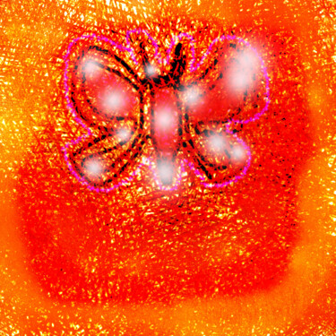 Digital Arts titled "Butterfly" by Nil, Original Artwork, Digital Painting