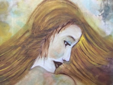 Malerei mit dem Titel "BEAUTIFUL GIRL" von Nilda Raw, Original-Kunstwerk, Öl