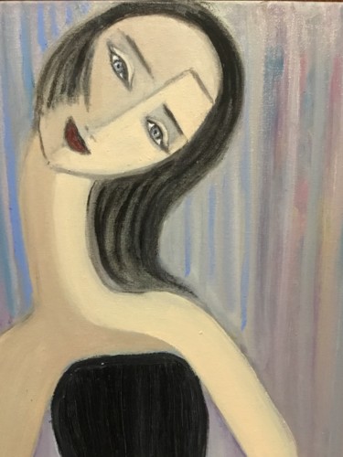 Pittura intitolato "JULIETA" da Nilda Raw, Opera d'arte originale, Olio