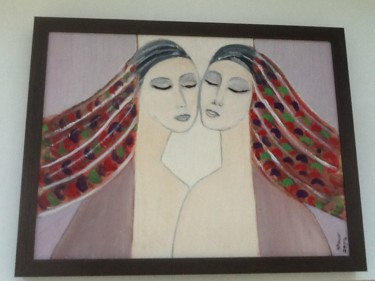 Peinture intitulée "Ambas" par Nilda Raw, Œuvre d'art originale, Autre