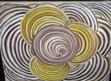 Pintura intitulada "Circulos" por Nilda Raw, Obras de arte originais, Tinta