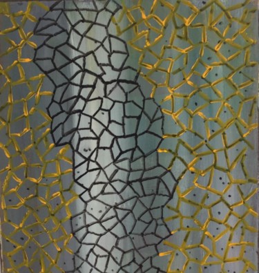 Malarstwo zatytułowany „DNA” autorstwa Nilda Raw, Oryginalna praca, Akryl