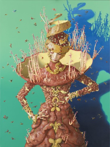 Peinture intitulée "bugs-and-spuds-jpg.…" par Guy Gleyen, Œuvre d'art originale, Huile