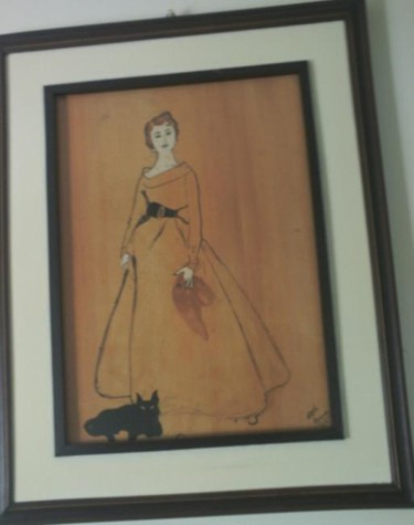 Pintura intitulada "Vestido" por Nilton Pina Morgado, Obras de arte originais