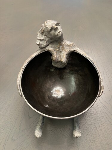 Sculpture titled "My habitat" by Nilufer Satana, Original Artwork, Bronze
