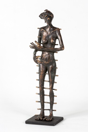 Scultura intitolato "Thorns" da Nilufer Satana, Opera d'arte originale, Bronzo