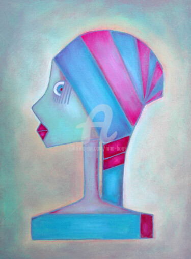 Картина под названием "Pastella" - Nina Boos, Подлинное произведение искусства, Масло