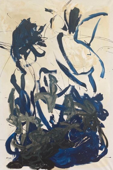 Картина под названием "NO WAY TOO LONG" - Nina Brandhoff, Подлинное произведение искусства, Акрил Установлен на Деревянная р…