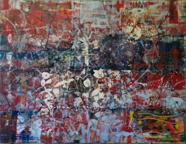Malerei mit dem Titel "tempered polyphony" von Nina Buryak, Original-Kunstwerk, Acryl