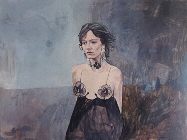 Pittura intitolato "Feminine Story" da Nina Hunter, Opera d'arte originale, Olio