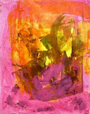 Peinture intitulée "Starlight" par Nina Onaur, Œuvre d'art originale, Acrylique
