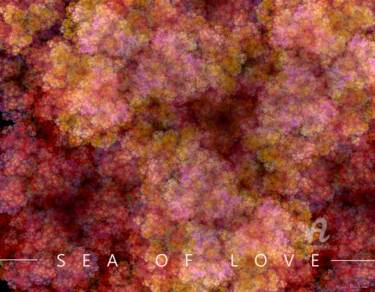 Digital Arts titled "SEA OF LOVE" by Nina Pacôme, Original Artwork, Digital Painting