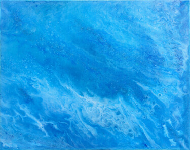 Pintura intitulada "" Gentle wave "" por Nina Proshkina, Obras de arte originais, Acrílico