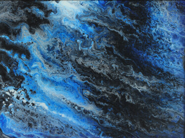 Pittura intitolato "" Storm "" da Nina Proshkina, Opera d'arte originale, Acrilico