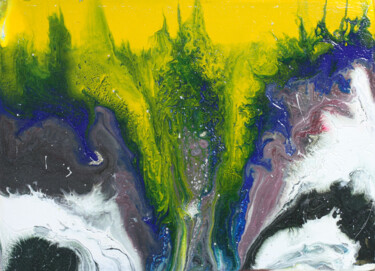 Картина под названием "" Three horses "" - Nina Proshkina, Подлинное произведение искусства, Акрил