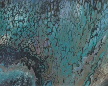 Peinture intitulée "" The  sea  and  it…" par Nina Proshkina, Œuvre d'art originale, Acrylique