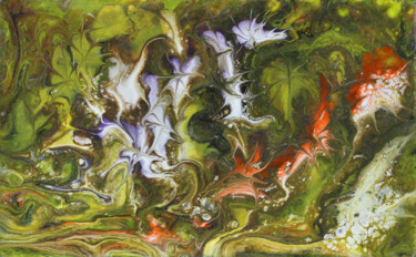 Malerei mit dem Titel "" Secrets of  natur…" von Nina Proshkina, Original-Kunstwerk, Acryl