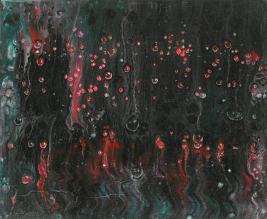Картина под названием "" Raindrops "" - Nina Proshkina, Подлинное произведение искусства, Акрил