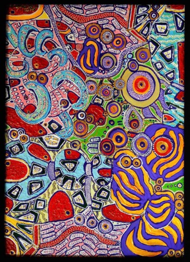 Картина под названием ""Transition.Summer…" - Nina Rassen, Подлинное произведение искусства, Акрил