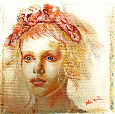 Pintura intitulada "ARABELLE" por Nina Rianna, Obras de arte originais, Tinta de esmalte