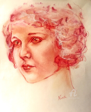 Painting titled "Arianna" by Nina Rianna, Original Artwork, Pastel