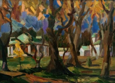 제목이 "Середниково, Мцыри"인 미술작품 Nina Silaeva로, 원작, 기름 나무 들것 프레임에 장착됨