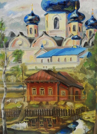 Peinture intitulée "Боголюбово Bogolyub…" par Nina Silaeva, Œuvre d'art originale, Huile