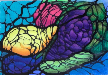 Рисунок под названием "Still life" - Nina Samosudova, Подлинное произведение искусства, Цветные карандаши