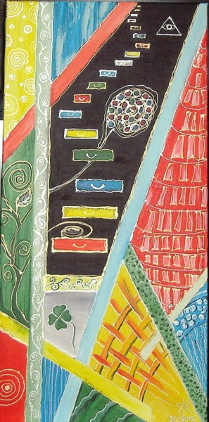 Картина под названием "Search of Happiness…" - Nina Mitkova, Подлинное произведение искусства, Масло