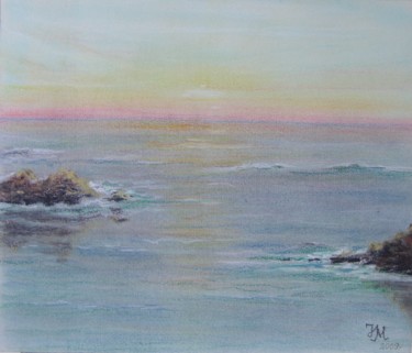 Painting titled "sunrise /  восход с…" by Nina Mitkova, Original Artwork, Oil