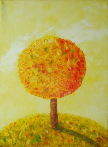 Peinture intitulée "Seasons-Autumn" par Nina Mitkova, Œuvre d'art originale, Huile