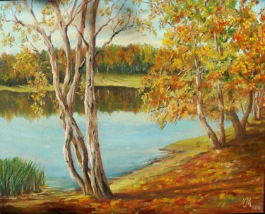 Peinture intitulée "Autumn" par Nina Mitkova, Œuvre d'art originale, Huile