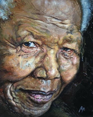 Peinture intitulée "Nelson" par Nina Parys, Œuvre d'art originale, Huile