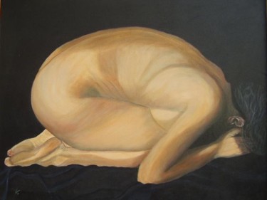 Pintura titulada "QUEBRANTO" por Nina Reyes Guzmán, Obra de arte original