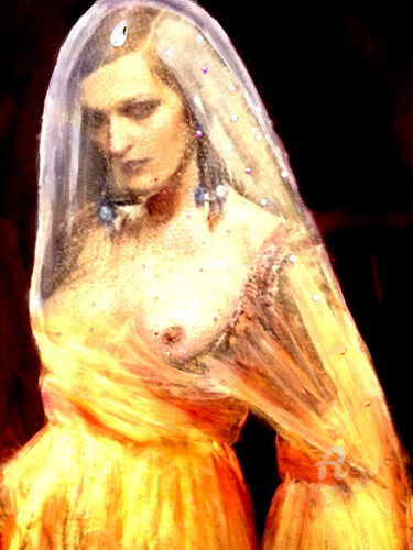 BRITOMARTIS Pittura intitolato "BRITOMARTIS" da Nina, Opera d'arte originale, Smalto