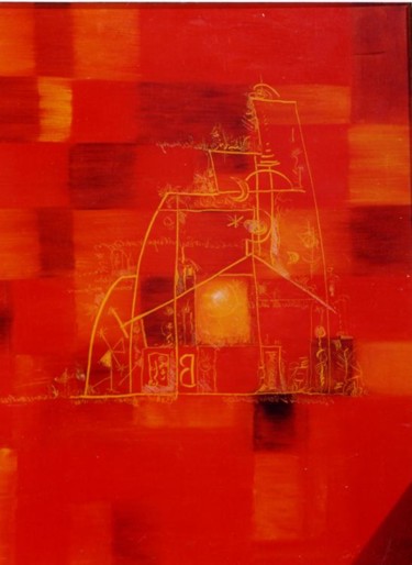 Pittura intitolato "bastimento in viagg…" da Nina Trudu, Opera d'arte originale