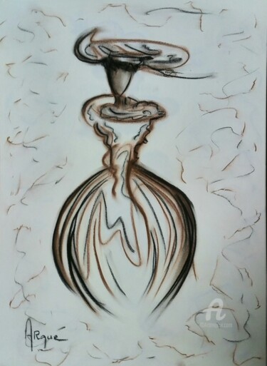 Drawing titled "TARA" by Arqué, Original Artwork, Pastel