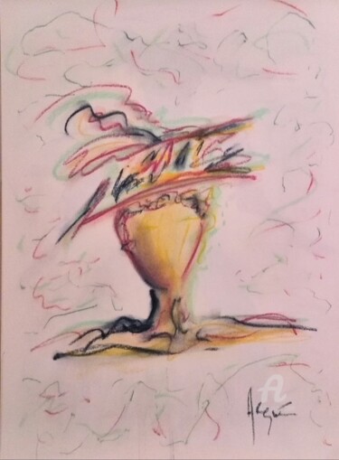Dessin intitulée "" LEE "" par Arqué, Œuvre d'art originale, Pastel