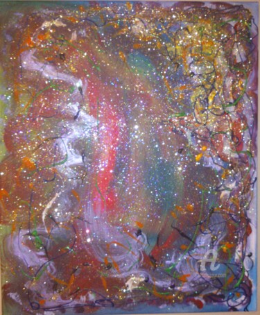 Peinture intitulée "LE MIROIR MAGIQUE" par Arqué, Œuvre d'art originale, Acrylique