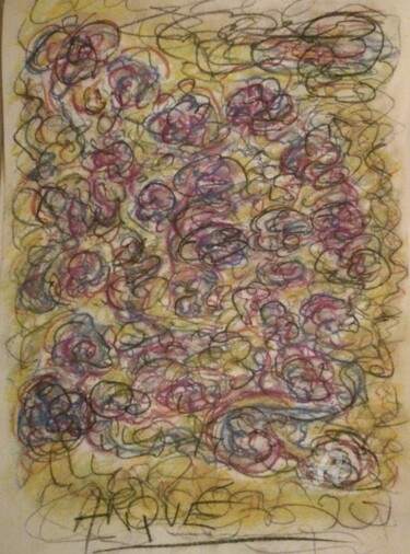 Drawing titled "TRANSIA" by Arqué, Original Artwork, Pastel