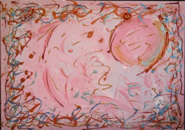 Peinture intitulée "PINKLADY" par Arqué, Œuvre d'art originale, Acrylique