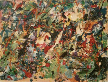 Pittura intitolato "MIROIR DE L'INCONSC…" da Arqué, Opera d'arte originale, Olio