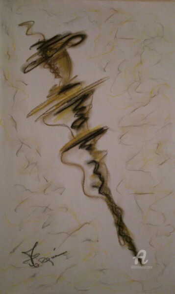 Dessin intitulée "PARISSE '" par Arqué, Œuvre d'art originale, Pastel