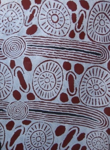 Ngaminya Painting titled "Ngaminya" by Ningura Napurrula, Original Art, Acrylic