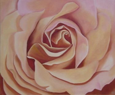 Painting titled "Rose - Pintura a ól…" by Faithartes, Original Artwork