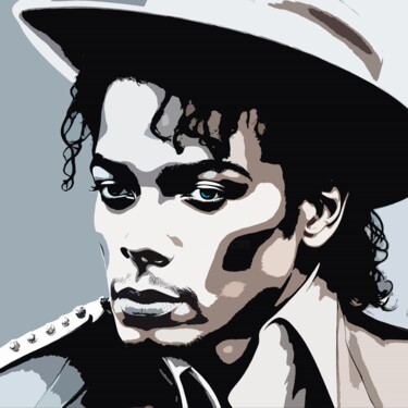 Digital Arts titled "Michael Jackson No.2" by Ninn, Original Artwork, AI generated image