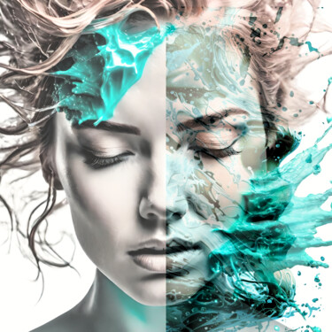 Digital Arts titled "Souls United- Heada…" by Ninn, Original Artwork, Digital Collage