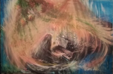 Painting titled "Harmony" by Nino Akhalkatsi, Original Artwork, Acrylic