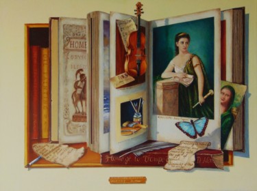 Peinture intitulée "Painting is silent…" par Nino Dobrosavljevic, Œuvre d'art originale, Huile