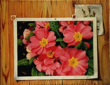 Painting titled "Spring is Here" by Nino Dobrosavljevic, Original Artwork, Oil